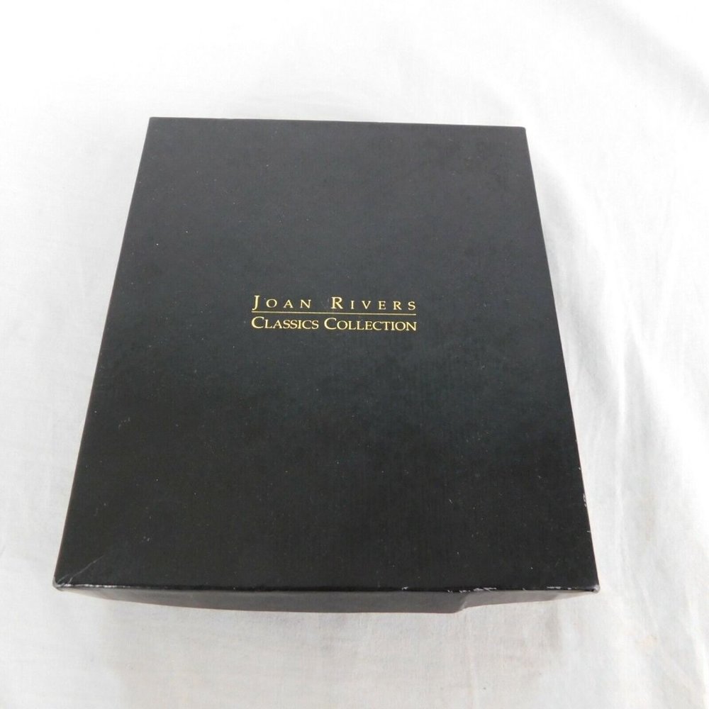 Joan Rivers Classics Collection Costume Necklace Clear Acrylic Faceted Lg Bead - Picture 7 of 8